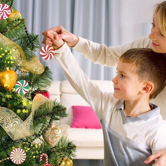 16 PCS Double Sided Christmas Hanging Decorations - Picture 4 of 6